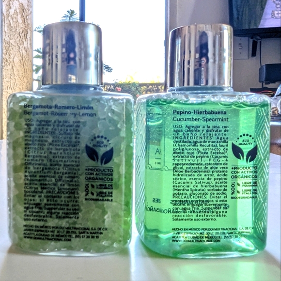 The Luxury Fiore Acqua Bath Salts Organic Care Bath Salts & Bath Bubbles LOT 2 - Picture 3 of 6